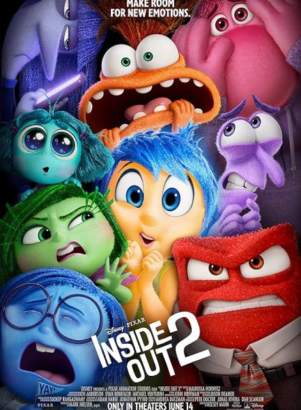 دانلود فیلم درون و بیرون 2 Inside Out 2 2024 با دوبله فارسی